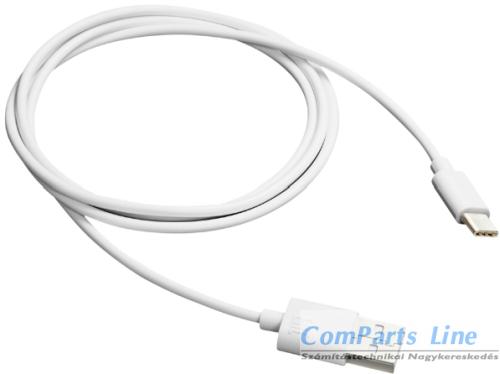 USB 2.0 A-C kábel 1m Canyon CNE-USBC1W