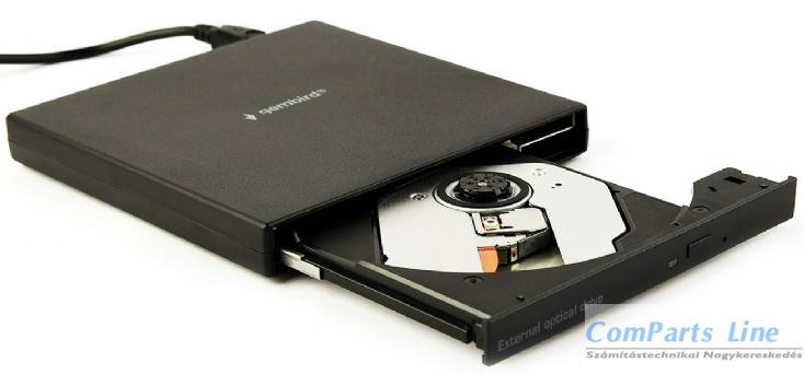 Gembird slim USB dvd író fekete DVD-USB-04