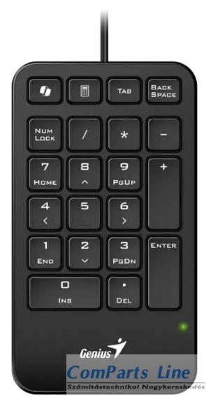 Genius Numpad 125 USB-C fekete numerikus billenty?zet