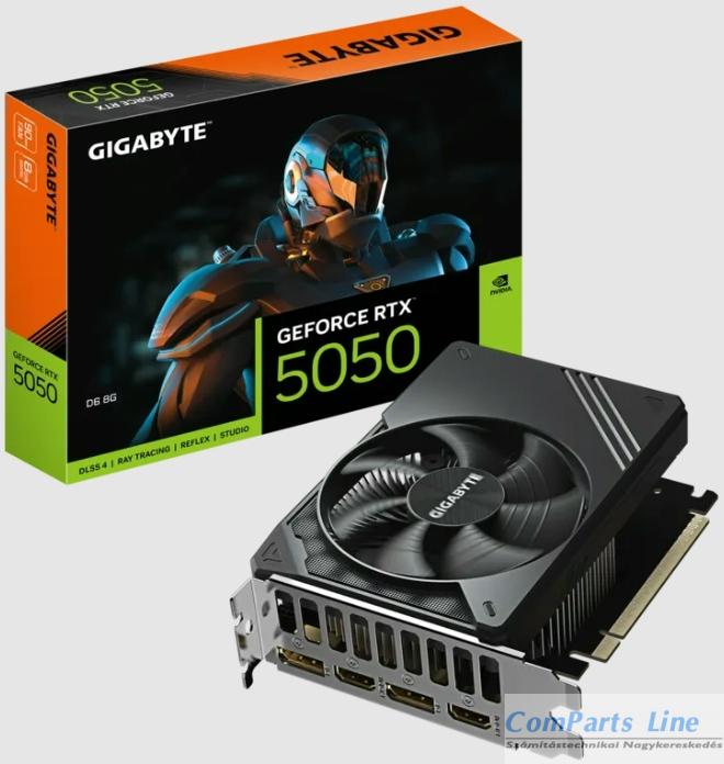 GeForce RTX5050 GigaByte GV-N5050D6-8GD PCX vga kártya