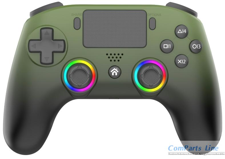 Subsonic rádiós kontroller PC/PS5 zöld