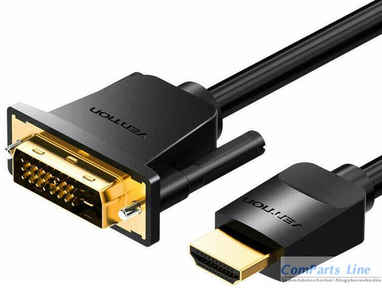 HDMI-DVI kábel 1,5m Vention ABFBG