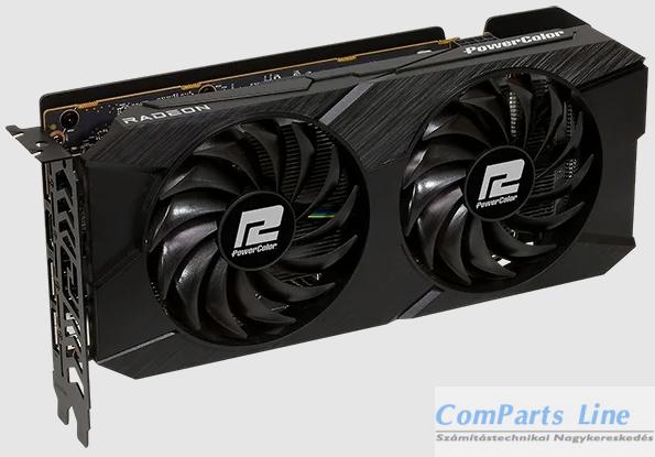 ATI RX 7600 PowerColor RX7600 8G-F/V2 PCX vga kártya