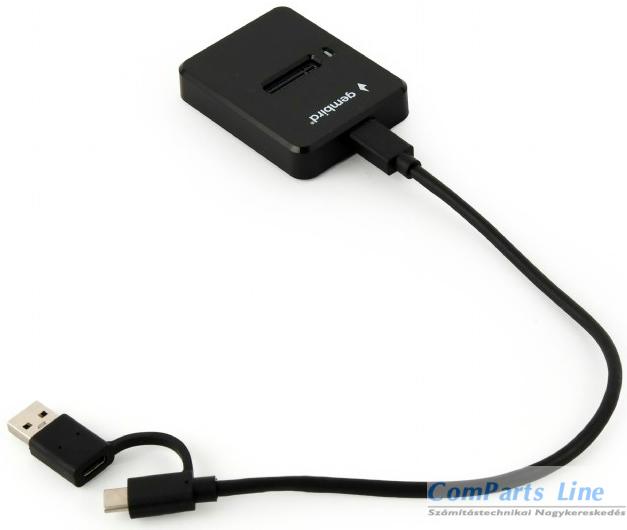 SSD dokkoló M.2 NVMe+SATA/USB 3.2 Gembird DD-U3M2