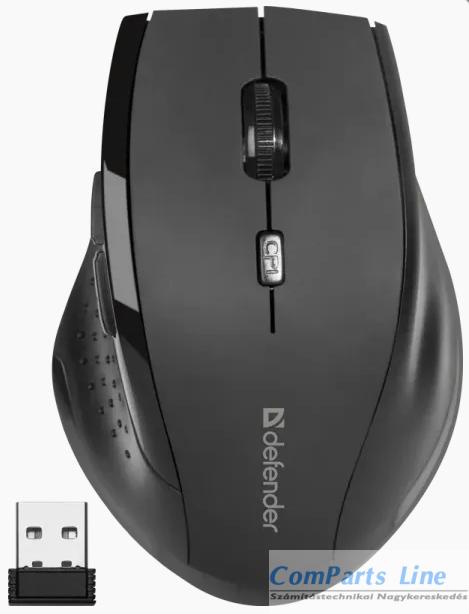 Defender MM-365 rádiós optikai egér fekete