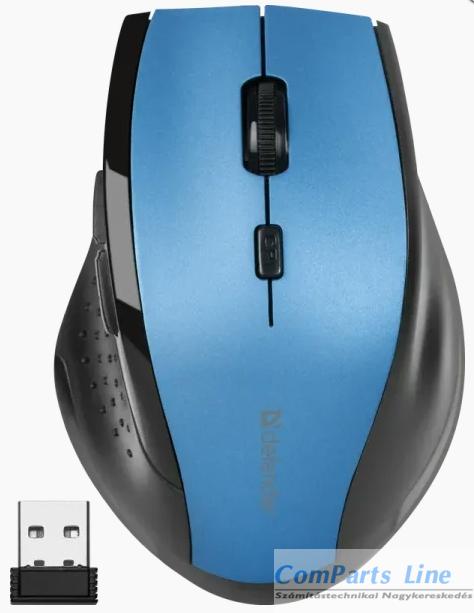 Defender MM-365 rádiós optikai egér kék