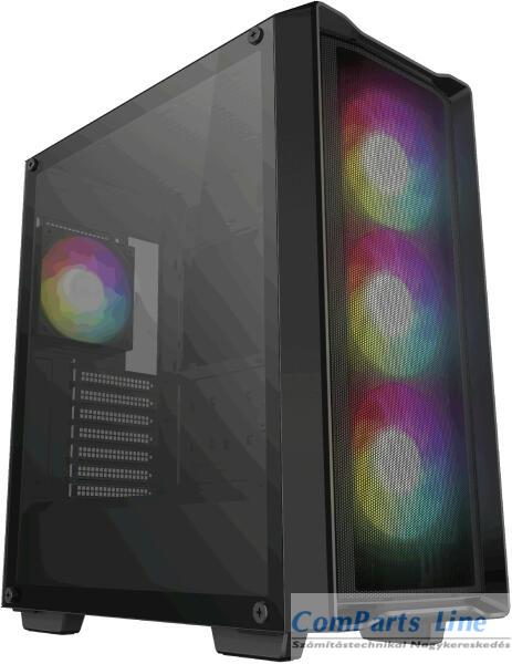 DeepCool CC560 Mesh V2 ház fekete