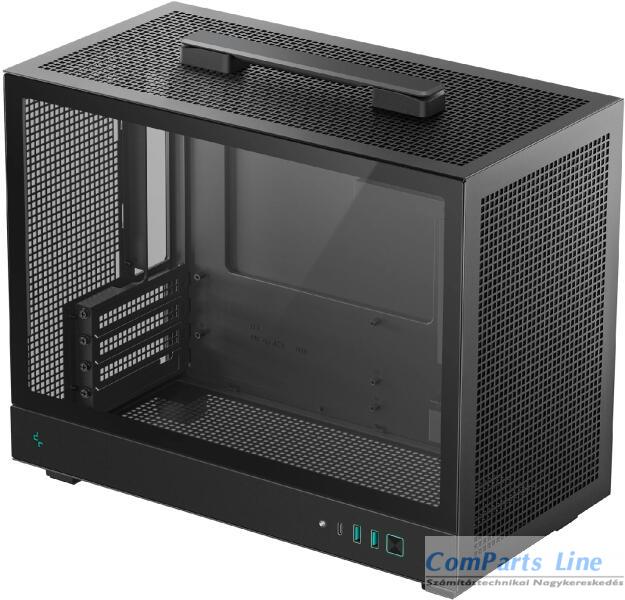 DeepCool CH160 Plus M-ATX ház fekete