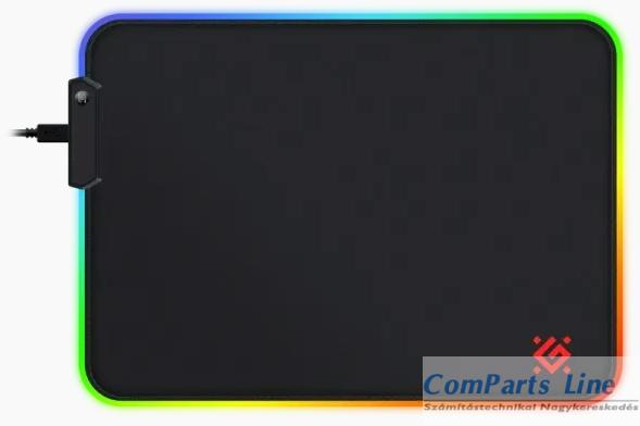 Defender Gaming egérpad Black L Light RGB