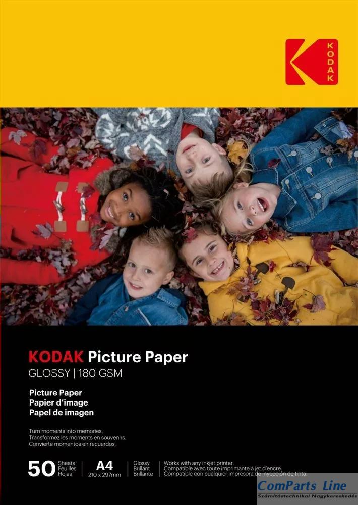 Kodak Fine Art fotópapír - High Gloss 180g, A4, 21x29,7cm, 50db
