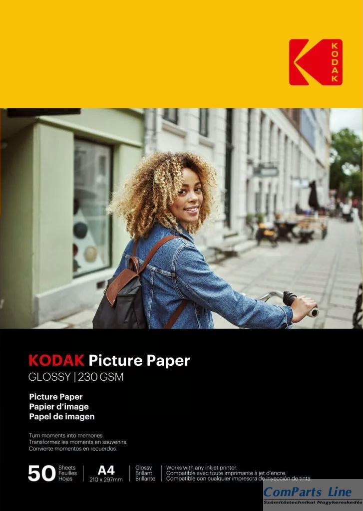 Kodak Fine Art fotópapír - High Gloss 230g, A4, 21x29,7cm, 50db