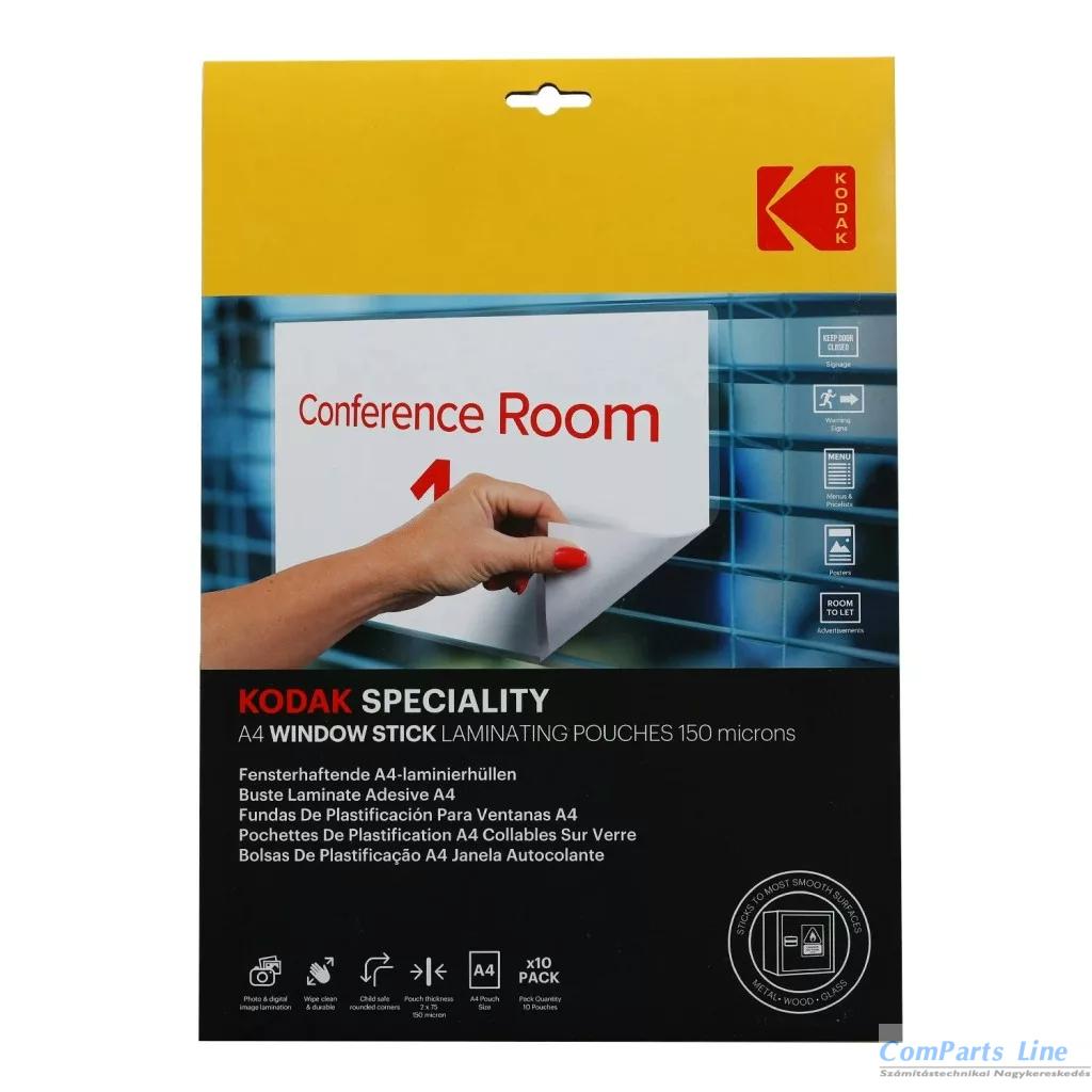 Kodak üvegre tapadó lamináló fólia A4, 150 micron, 10 db