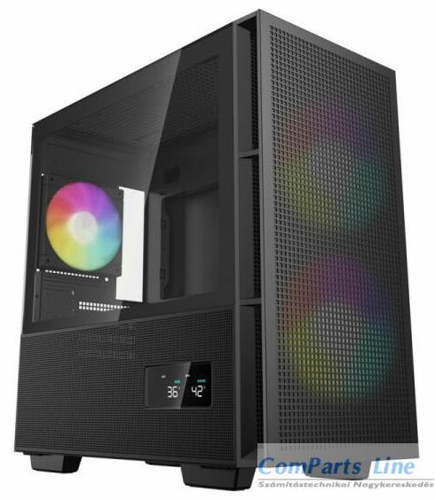 DeepCool CH360 Digital M-ATX ház fekete
