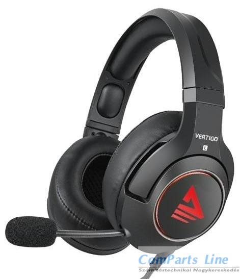 Savio Vertigo 7.1 mikrofonos fejhallgató