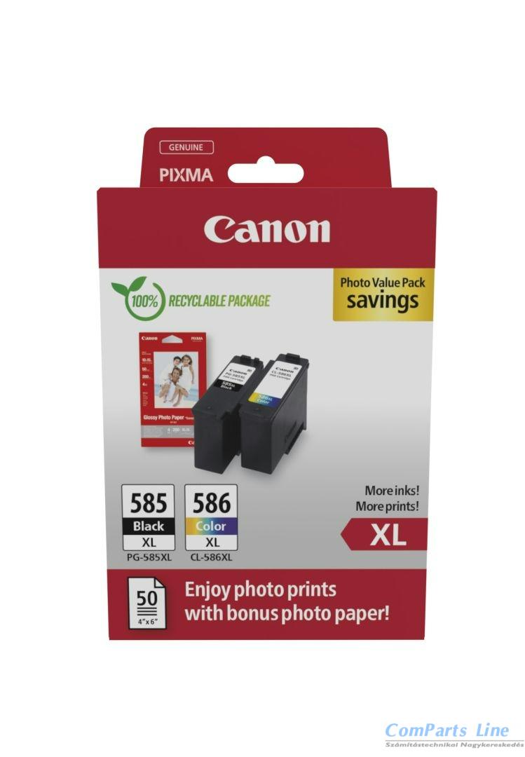 Canon PG-595XL + CL-586XL patron multipack +GP501