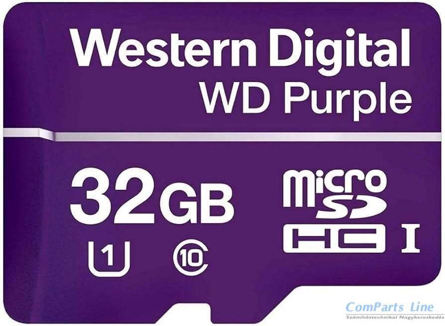 SD Micro   32GB HC WD Adapter nélkül UHS-I CL10 WDD032G1P0C
