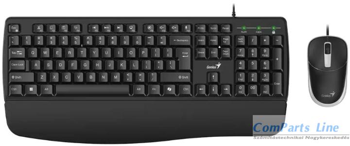 Genius KM-123 USB fekete magyar billenty?zet+egér