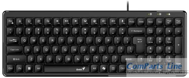 Genius LuxeMate 120 USB fekete magyar billenty?zet