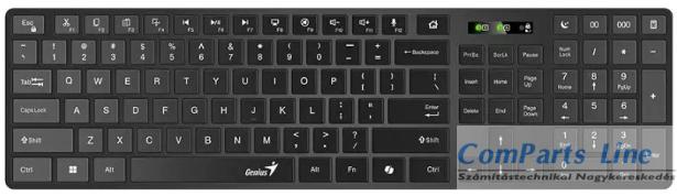 Genius SlimStar 7250BT Copilot rádiós fekete magyar billenty?zet