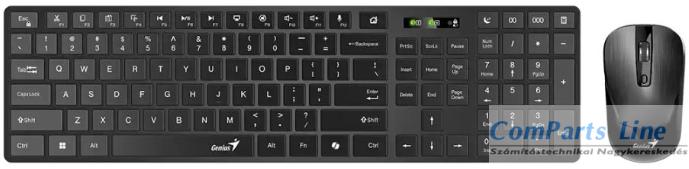 Genius SlimStar 8250 rádiós fekete magyar billenty?zet+egér