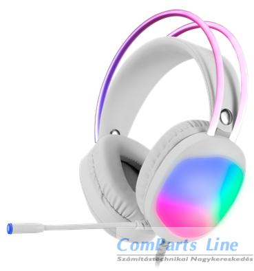 Marvo HG8959 Lumi 40 RGB mikrofonos fejhallgató