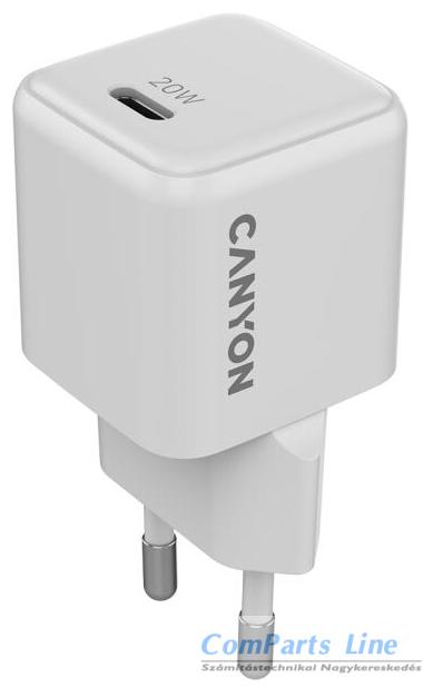 Hálózati tölt? 1xUSB-C aljzattal Canyon 20W CNS-CUW20C