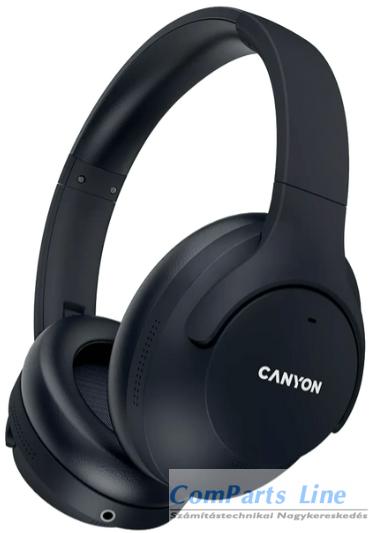 Canyon CNS-CBTHS10BK Bluetooth mikrofonos fejhallgató