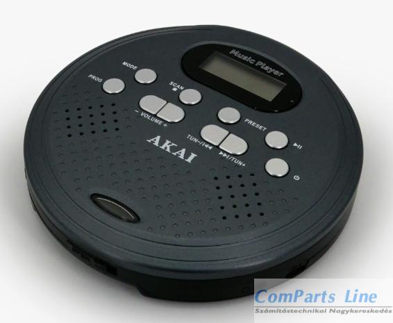 Akai ACDP-200 Plus hordozható bluetooth CD-lejátszó
