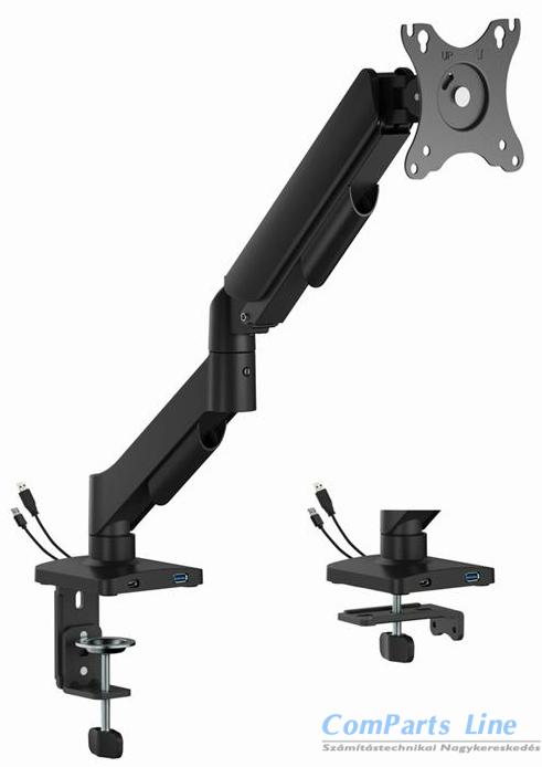 Gembird asztali tartó konzol (dönthet?, forgatható) 17"-32" MA-DA1U-01
