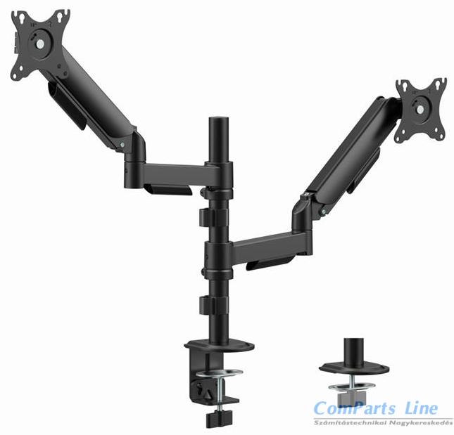 Gembird asztali tartó konzol (dönthet?, forgatható) 17"-32" MA-DA2P-02