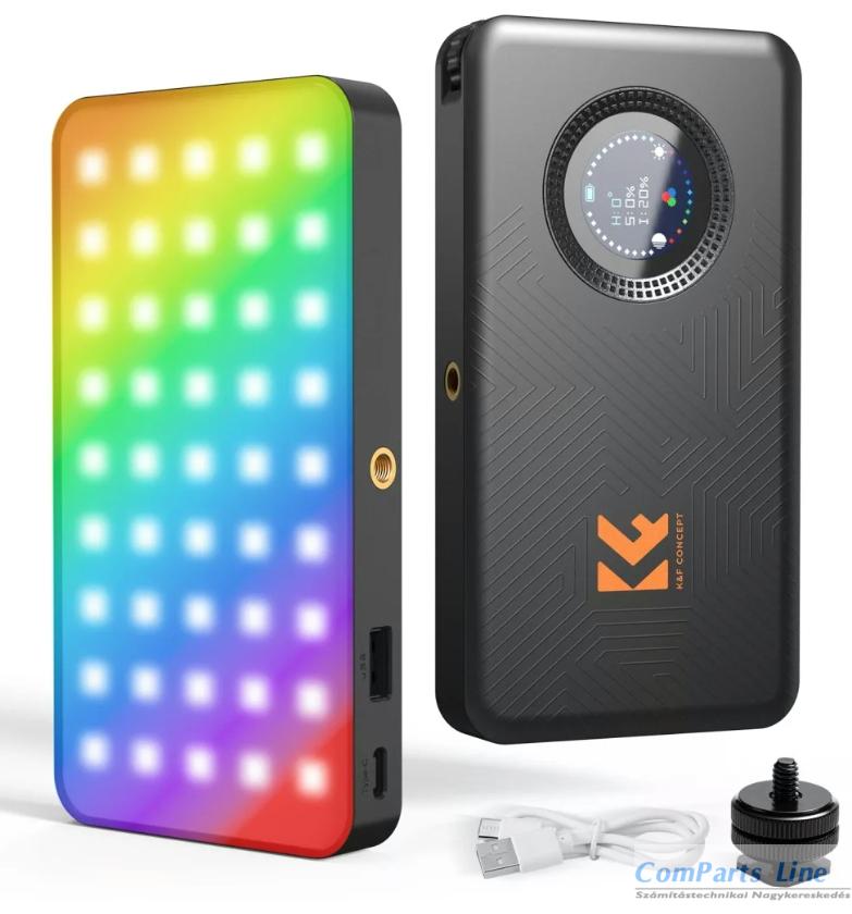 K&F Concept RGB Led lámpa 2700K-7500K KF-34-052