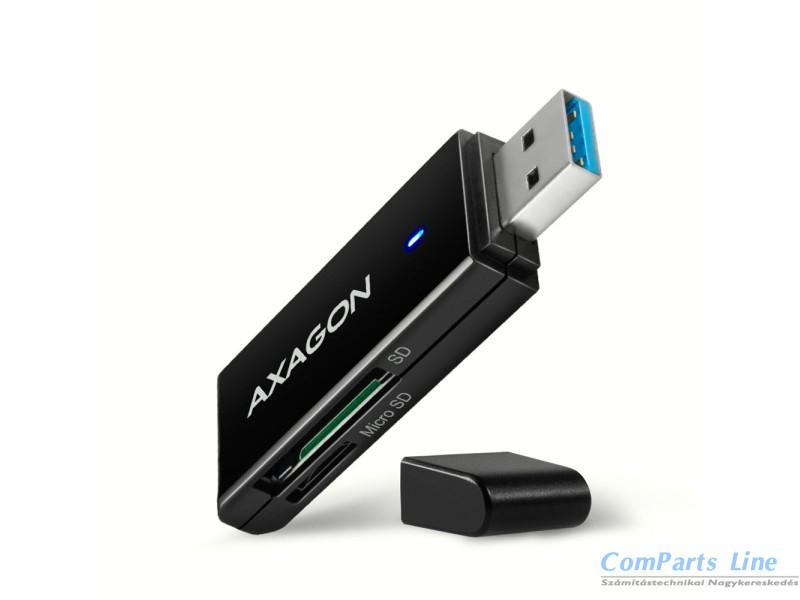Axagon CRE-S2N USB 3.2 SD / microSD kártyaolvasó