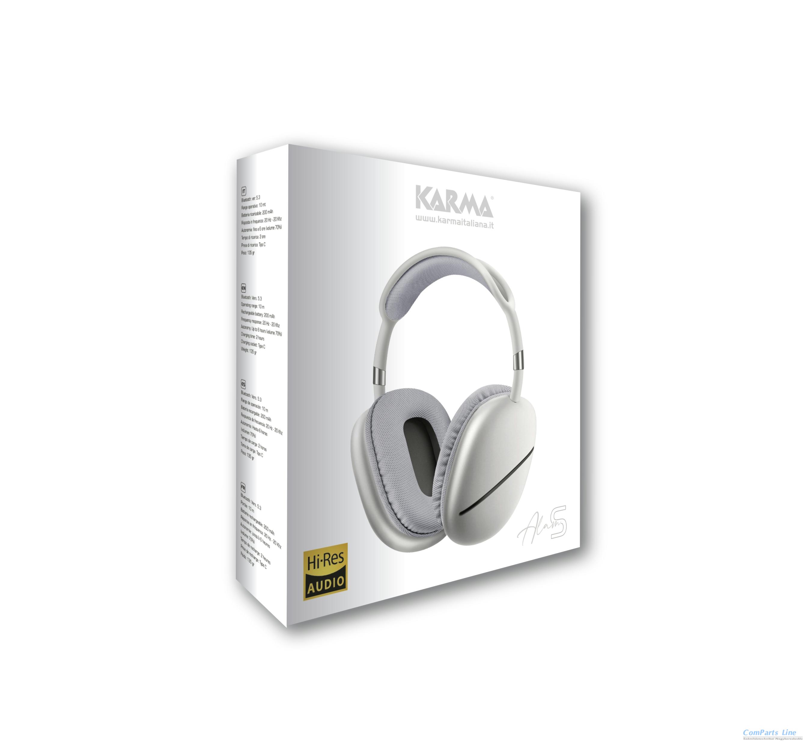 Karma Alam S bluetooth mikrofonos fejhallgató
