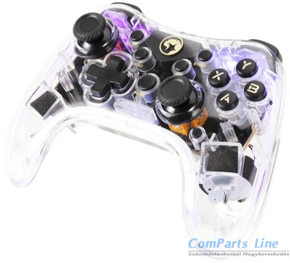 Marvo GT-88 Ghost 40 RGB rádiós gamepad
