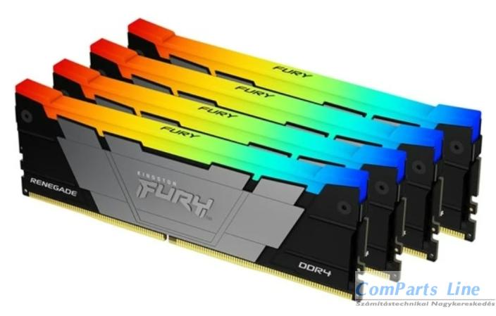 32GB 3600MHz Kingston DDR4 Fury Renegade RGB Kit RAM KF436C16RB2AK4/32