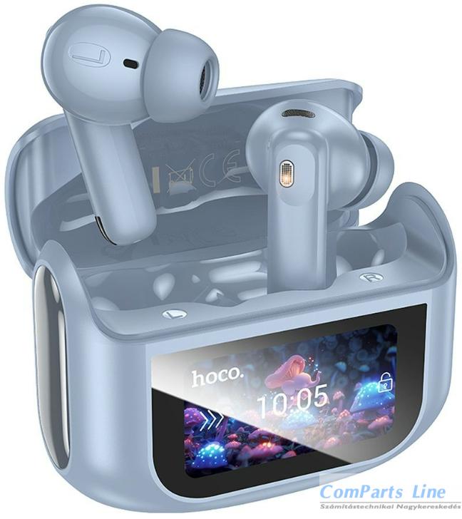 Hoco EQ21 bluetooth mikrofonos fülhallgató kék