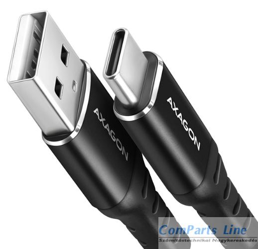 USB 2.0 A-C kábel 1,5m Axagon BUCM-AM15AB