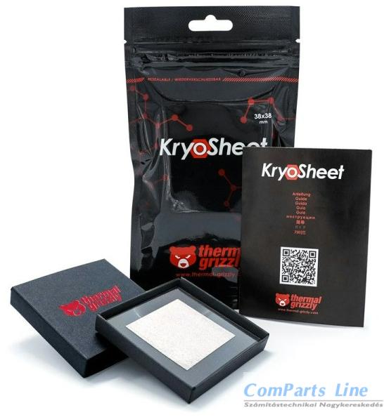 Thermal Grizzly KryoSheet h?vezet? lap 38x38x0,2 TG-KS-38-38