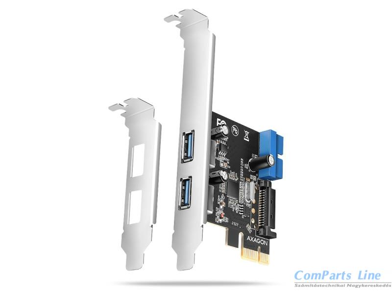 I/O kártya PCI-E 2.0 1x - 2+2xUSB 3.0 port Axagon PCEU-232RS