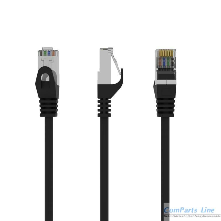 UTP patch kábel   3m CAT6 Gembird PP6U-3M/BK fekete
