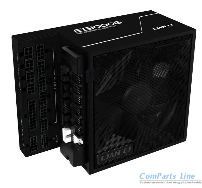Lian Li Edge Gold 1000W táp + USB hub fekete