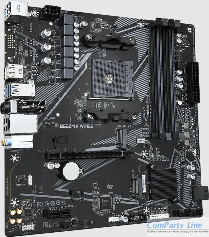 GigaByte B550M K WIFI6E alaplap