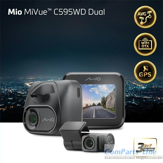 MIO MiWue C595WD Dual autós kamera