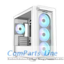 Asus A23 Plus TG ARGB fehér M-ATX ház