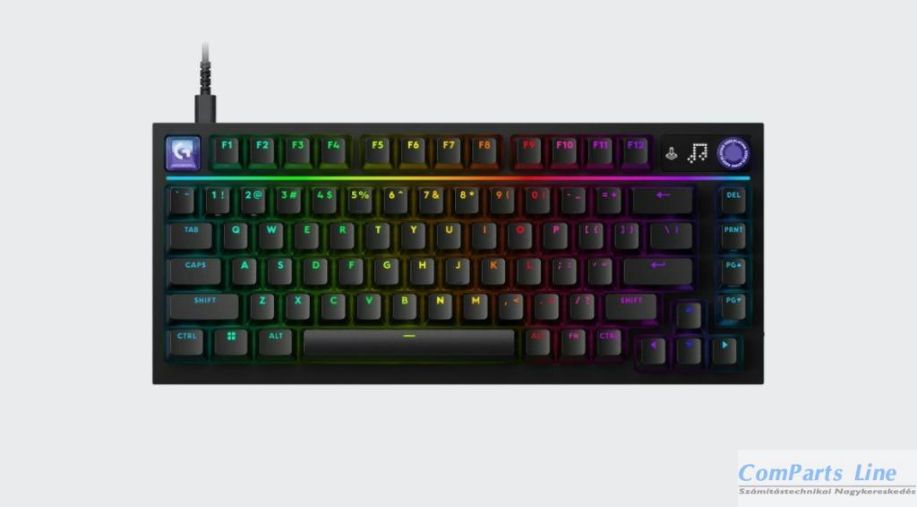 Logitech G316 X 75 RGB rádiós fekete magyar billenty?zet