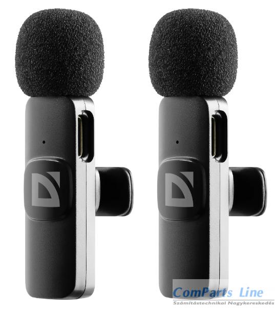 Defender Talky-138 Lavalier rádiós mikrofon USB-C vev?vel