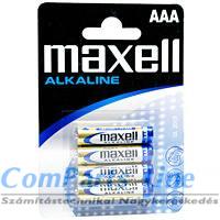 Maxell LR03 AAA 4db-os alkáli elem (micro)